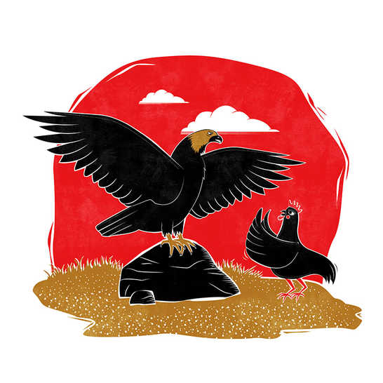 Chinese Story – Hs lớp 3 母鸡和老鹰