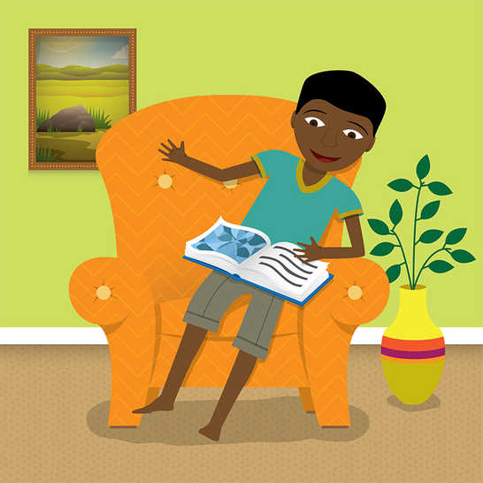 Chinese Story – Hs lớp 1 我喜欢看书