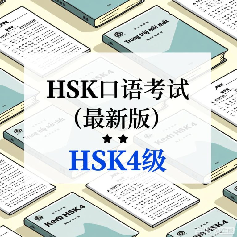 Đề thi HSKK Trung cấp mới nhất, thi kèm HSK4
